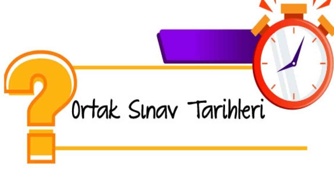 2024-2025 EĞİTİM ÖĞRETİM YILI II. DÖNEM II. ORTAK SINAV TARİHLERİ
